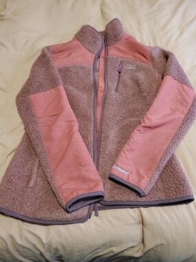 LL Bean Orange Sherpa Jacket